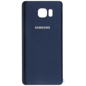 Samsung Galaxy Note 5 (SM-N920) Battery cover black shapphire blue Incl. adhesive sticker. GH82-10507B