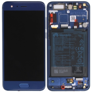 Huawei Honor 9 (STF-L09) Display module frontcover+lcd+digitizer+battery blue 02351LBV 02351LBV