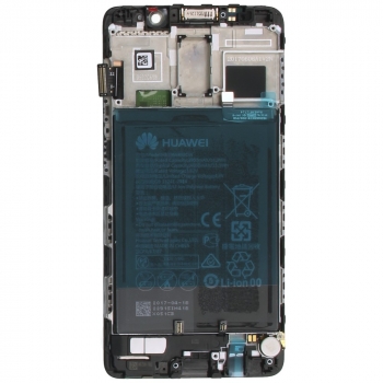 Huawei Mate 9 Pro Display module frontcover+lcd+digitizer+battery black Display module frontcover+lcd+digitizer+battery. Original complete display LCD + front cover +  touchscreen + battery. Display unit complete with battery.  image-2