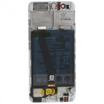Huawei P10 Display module frontcover+lcd+digitizer+battery + battery white 02351DQN 02351DQN image-1