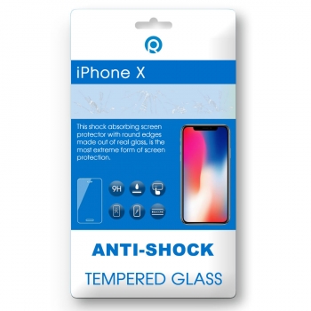 iPhone X Tempered glass 3D white 3D white