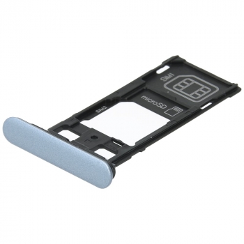 Sony Xperia XZs Dual (G8232) Sim tray + MicroSD tray blue 1307-4394 1307-4394
