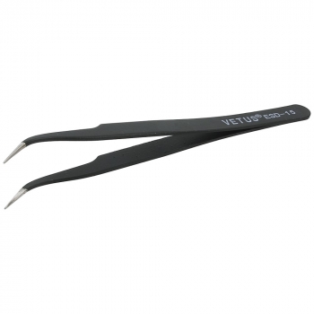 Metal precison tweezer curved pointed tool   image-2