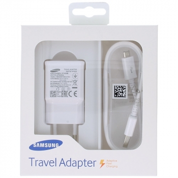 Samsung Fast travel charger 2000mAh incl. USB data cable white (EU Bister) EP-TA20EWEUGWW EP-TA20EWEUGWW