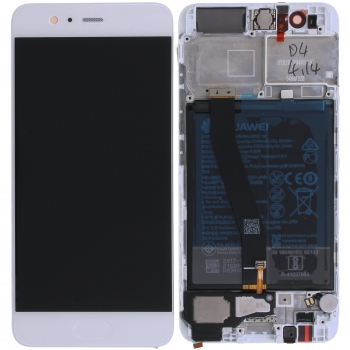 Huawei P10 (VTR-L09, VTR-L29) Display module front cover + LCD + digitizer + battery green 02351ENH 02351ENH