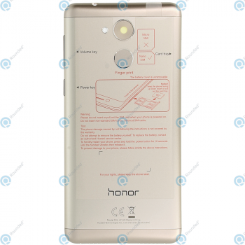 Huawei Honor 6C, Enjoy 6s Battery cover gold 97070QUQ_image-4