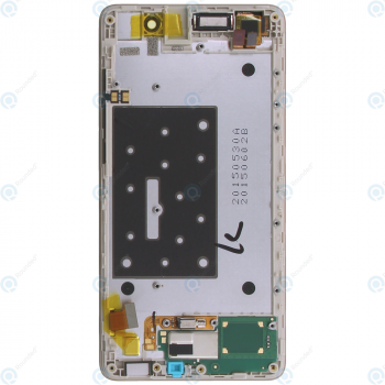 Huawei Honor 4C (CHM-U01) Display module frontcover+lcd+digitizer white 02350GBN_image-2