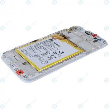 Huawei G8 (RIO-L01) Display module frontcover+lcd+digitizer+battery silver 02350KJG_image-1