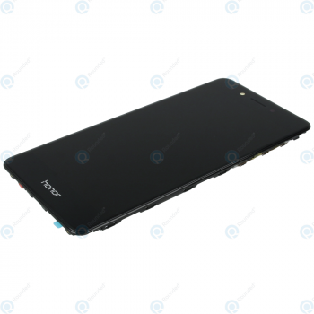 Huawei Honor 6C (DIG-L01, DIG-L21HN) Display module frontcover+lcd+digitizer+battery (Honor logo) grey 02351FUV_image-4