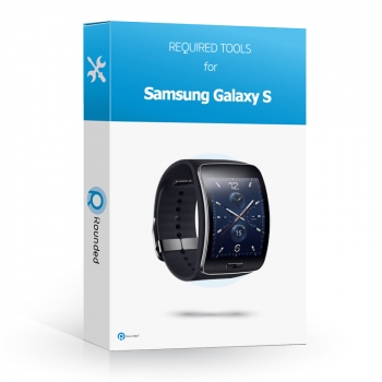 Samsung Galaxy Gear S Toolbox Toolbox with all the specific required tools to open the smartphone.