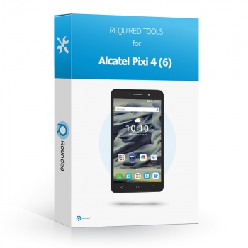 Alcatel Pixi 4 6 (OT-8050D, OT-9001D) Toolbox Toolbox with all the specific required tools to open the smartphone.