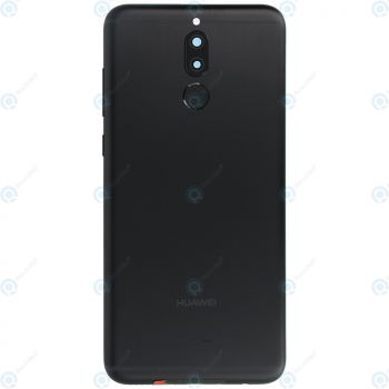 Huawei Mate 10 Lite (RNE-L01, RNE-L21) Battery cover incl. Fingerprint sensor black 02351QPC
