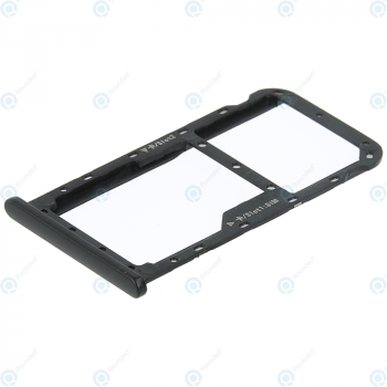 Huawei Mate 10 Lite (RNE-L01, RNE-L21) Sim tray + MicroSD tray black 51661GMM