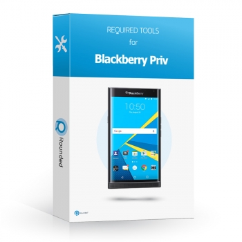 Blackberry Priv Toolbox Toolbox with all the specific required tools to open the smartphone.