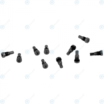 Screw bottom set 10pcs black for iPhone 8, iPhone 8 Plus