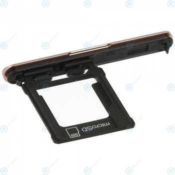 Sony Xperia XZ1 (G8341) Sim tray + MicroSD tray rose 1309-6693_image-1
