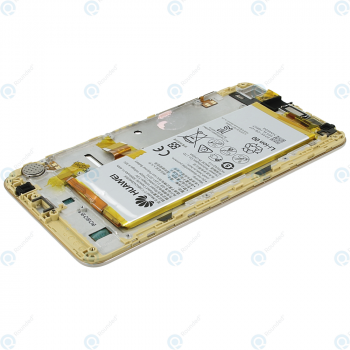 Huawei Honor 4X (CherryPlus-L11) Display module frontcover+lcd+digitizer+battery gold 02350HKW_image-3