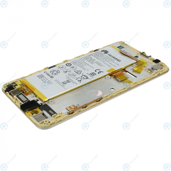 Huawei Honor 4X (CherryPlus-L11) Display module frontcover+lcd+digitizer+battery gold 02350HKW_image-4