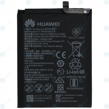 Huawei Mate 10 (ALP-L09, ALP-L29), Mate 10 Pro (BLA-L09, BLA-L29) Battery HB436486ECW 3900mAh