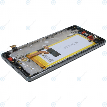 Huawei P8 Lite (ALE-L21) Display module frontcover+lcd+digitizer+battery black 02350KCW_image-2