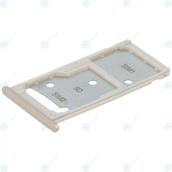 Huawei Y7 (TRT-L21) Sim tray + MicroSD tray gold