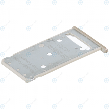 Huawei Y7 (TRT-L21) Sim tray + MicroSD tray gold_image-1