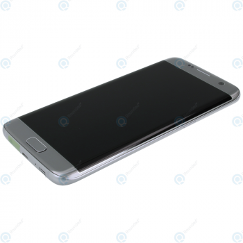 Samsung Galaxy S7 Edge (SM-G935F) Display unit complete  + battery silver GH82-13389A_image-1