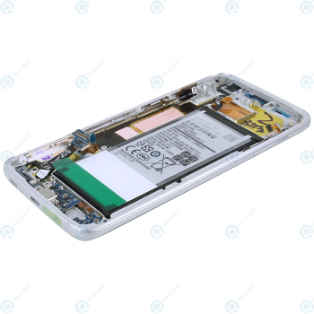 Samsung Galaxy S7 Edge (SM-G935F) Display unit complete  + battery silver GH82-13389A_image-2