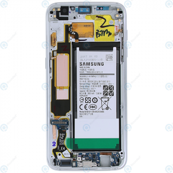 Samsung Galaxy S7 Edge (SM-G935F) Display unit complete  + battery silver GH82-13389A_image-6