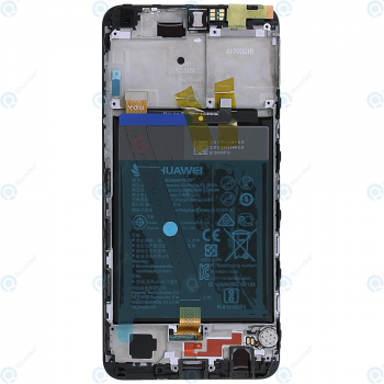 Huawei Honor 7X (BND-L21) Display module frontcover+lcd+digitizer+battery black 02351PUU_image-2