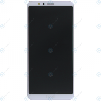 Huawei Honor 7X (BND-L21) Display module frontcover+lcd+digitizer+battery white gold 02351QBV_image-1