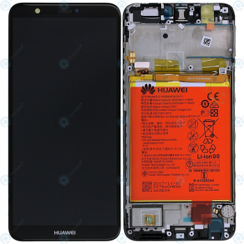 Huawei P smart (FIG-L31) Display module frontcover+lcd+digitizer+battery black 02351SVD 02351SVJ
