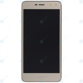Huawei Y5 2017 (MYA-L22) Display module frontcover+lcd+digitizer+battery gold 02351KUK_image-1