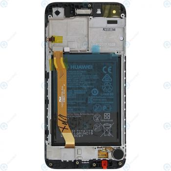 Huawei Y6 Pro 2017 Display module frontcover+lcd+digitizer+battery black 02351TVA_image-6