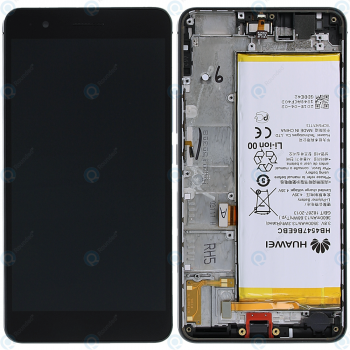 Huawei Honor 6 Plus (PE-L00) Display module frontcover+lcd+digitizer+battery black 02350FXQ
