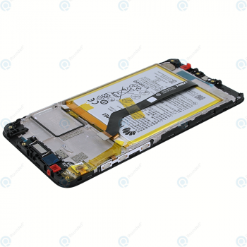 Huawei Honor 6C Pro (JMM-L22) Display module frontcover+lcd+digitizer+battery black 02351LNC_image-4
