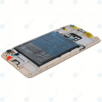 Huawei Y5 2017 (MYA-L22) Display module frontcover+lcd+digitizer+battery white 02351KUJ_image-3