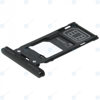 Sony Xperia XZ2 (H8216, H8276) Sim tray + MicroSD tray black 1310-1866