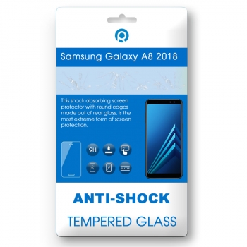 Samsung Galaxy A8 Plus 2018 (SM-A730F) Tempered glass black