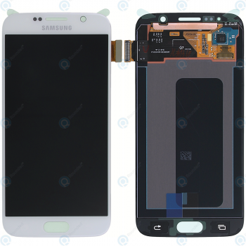 Samsung Galaxy S6 (SM-G920F) Display module LCD + Digitizer white GH97-17260B_image-2