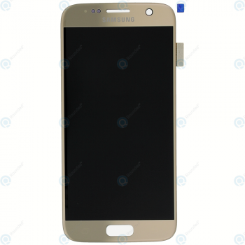 Samsung Galaxy S7 (SM-G930F) Display module LCD + Digitizer gold GH97-18523C_image-5