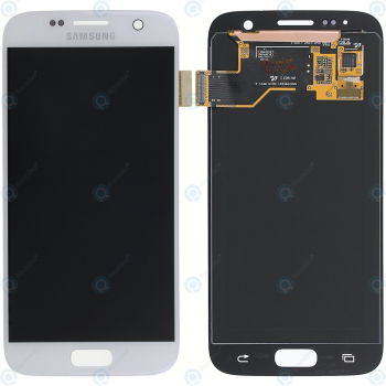 Samsung Galaxy S7 (SM-G930F) Display module LCD + Digitizer white GH97-18523D_image-2