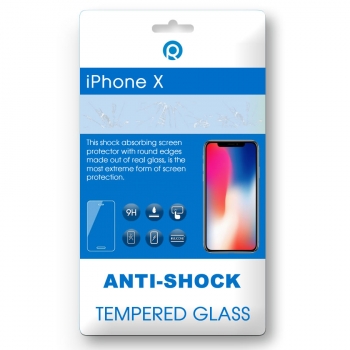 iPhone X Tempered glass 3D black 3D black