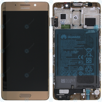 Huawei Mate 9 Pro Display module frontcover+lcd+digitizer+battery mocha brown