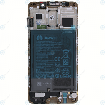 Huawei Mate 9 Pro Display module frontcover+lcd+digitizer+battery mocha brown_image-6