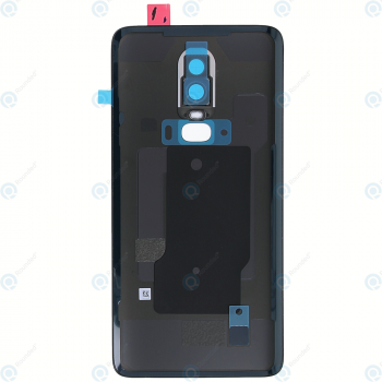 OnePlus 6 (A6000, A6003) Battery cover midnight black_image-1