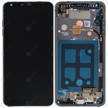 LG G6 (H870) Display unit complete black ACQ90289901 ACQ89384002_image-1