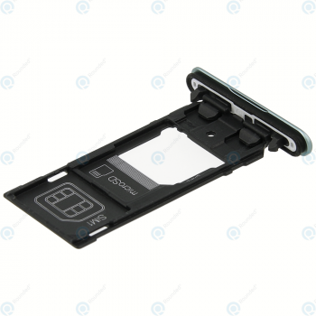 Sony Xperia XZ2 Compact Dual (H8324) Sim tray + MicroSD tray green 1313-0975_image-1