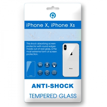 iPhone X, iPhone Xs Tempered glass 3D white (BACK SIDE)