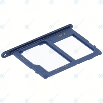 Samsung Galaxy A6 2018 (SM-A600FN), Galaxy A6+ 2018 (SM-A605FN) Sim tray + MicroSD tray blue GH64-06815C_image-1